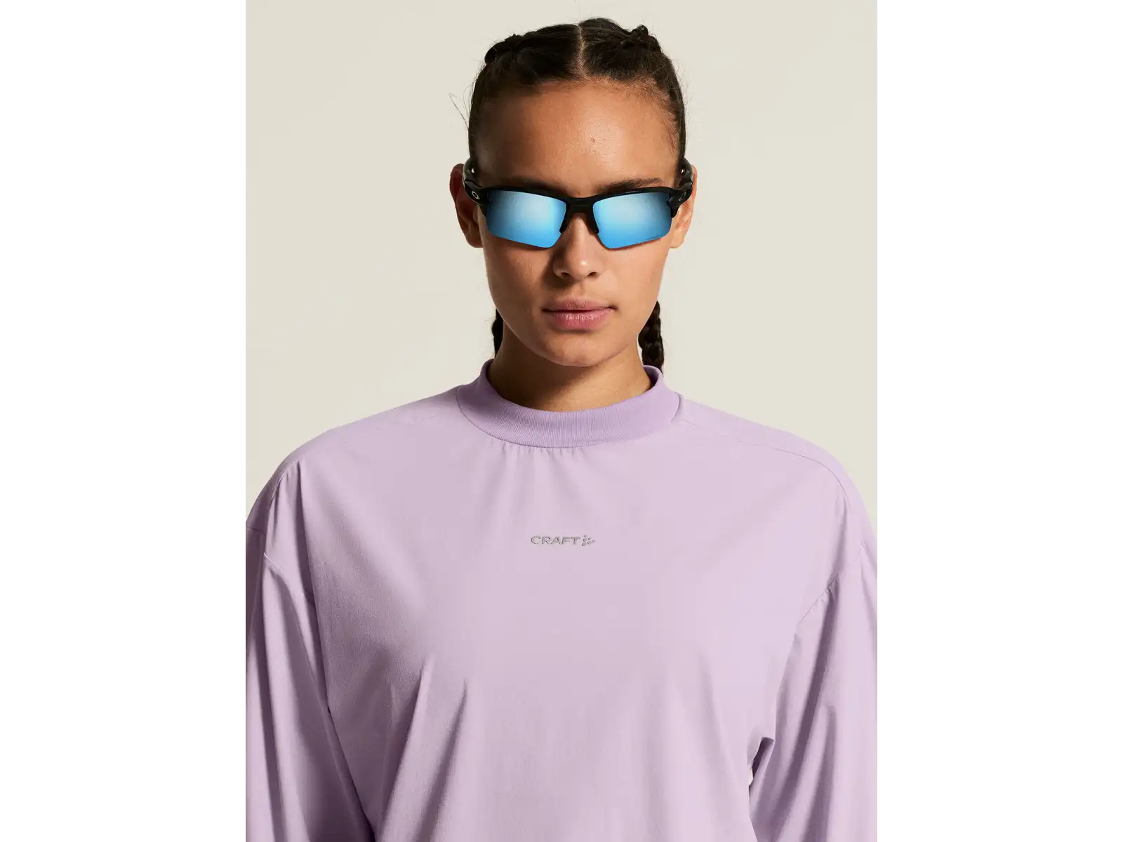 Craft Hypervent Wind Top Damen Langarmshirt lila