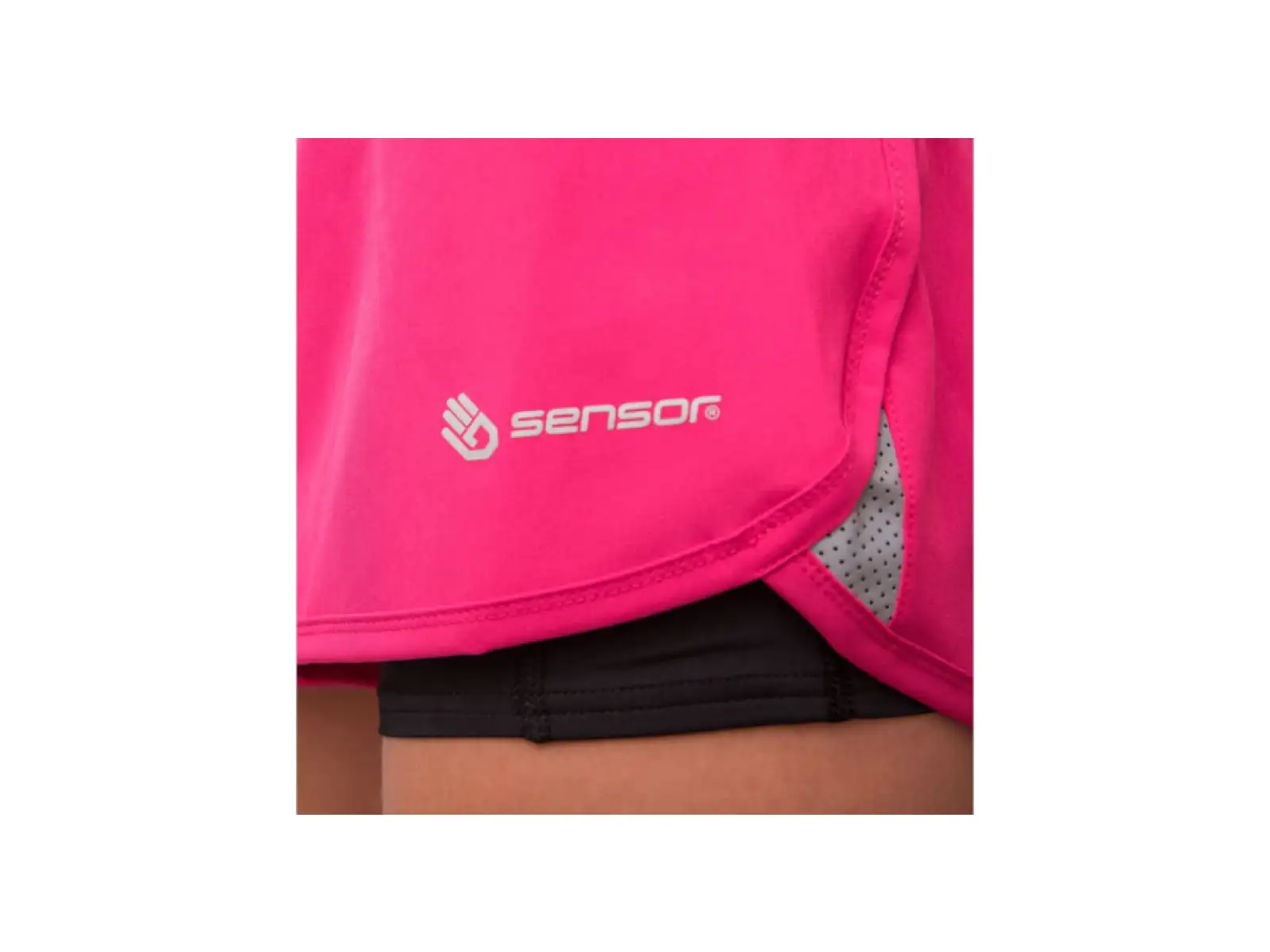 Sensor Trail Damen Shorts Rosa/Schwarz