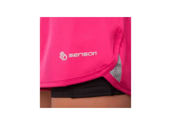 Sensor Trail Damen Shorts Rosa/Schwarz