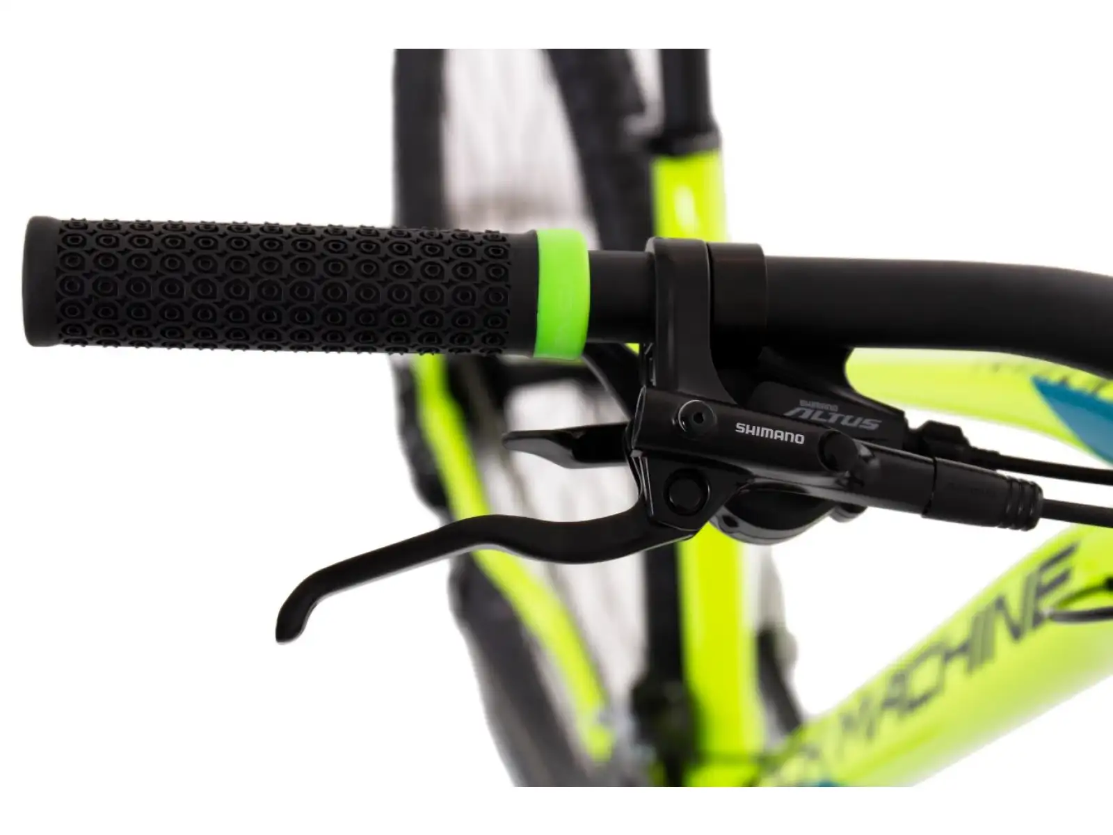 Rock Machine Torrent 20-29 Mountainbike hochglänzend radioaktives Gelb/Schwarz/Petrolblau
