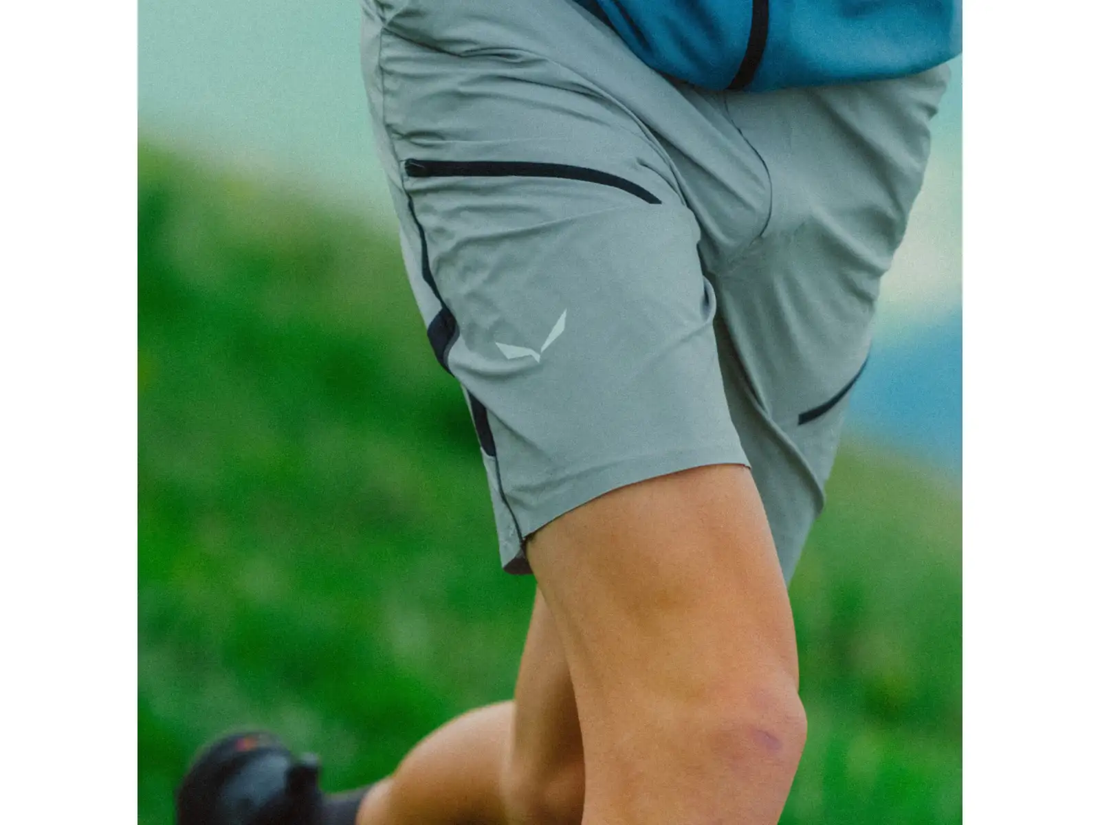 Salewa Pedroc PRO Durastretch Cargo Herren-Shorts Alloy