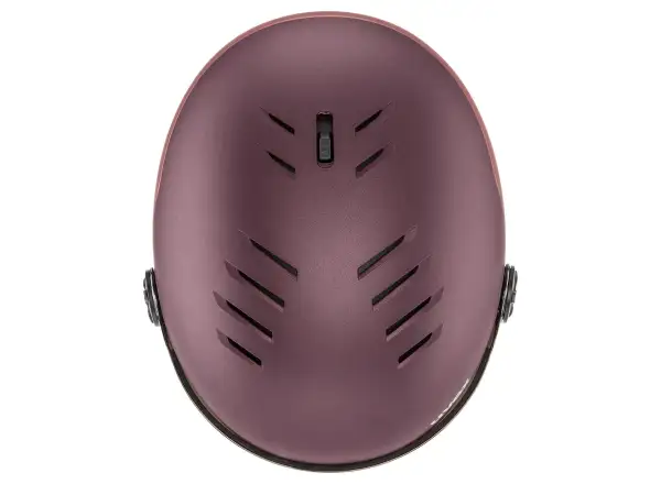 Uvex Wanted Visor Skihelm bramble/antique rose