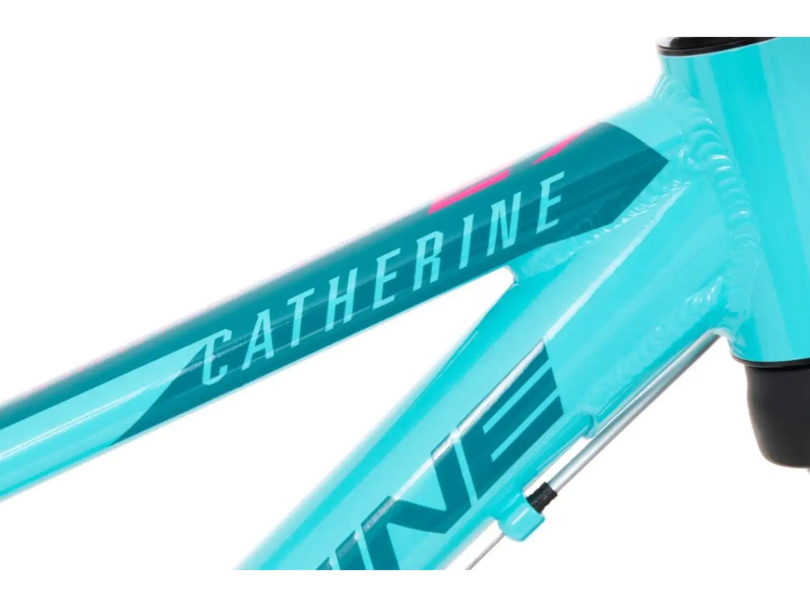 Rock Machine Catherine 27 Kinderfahrrad Gloss Neon Blue/Petrol/Pink