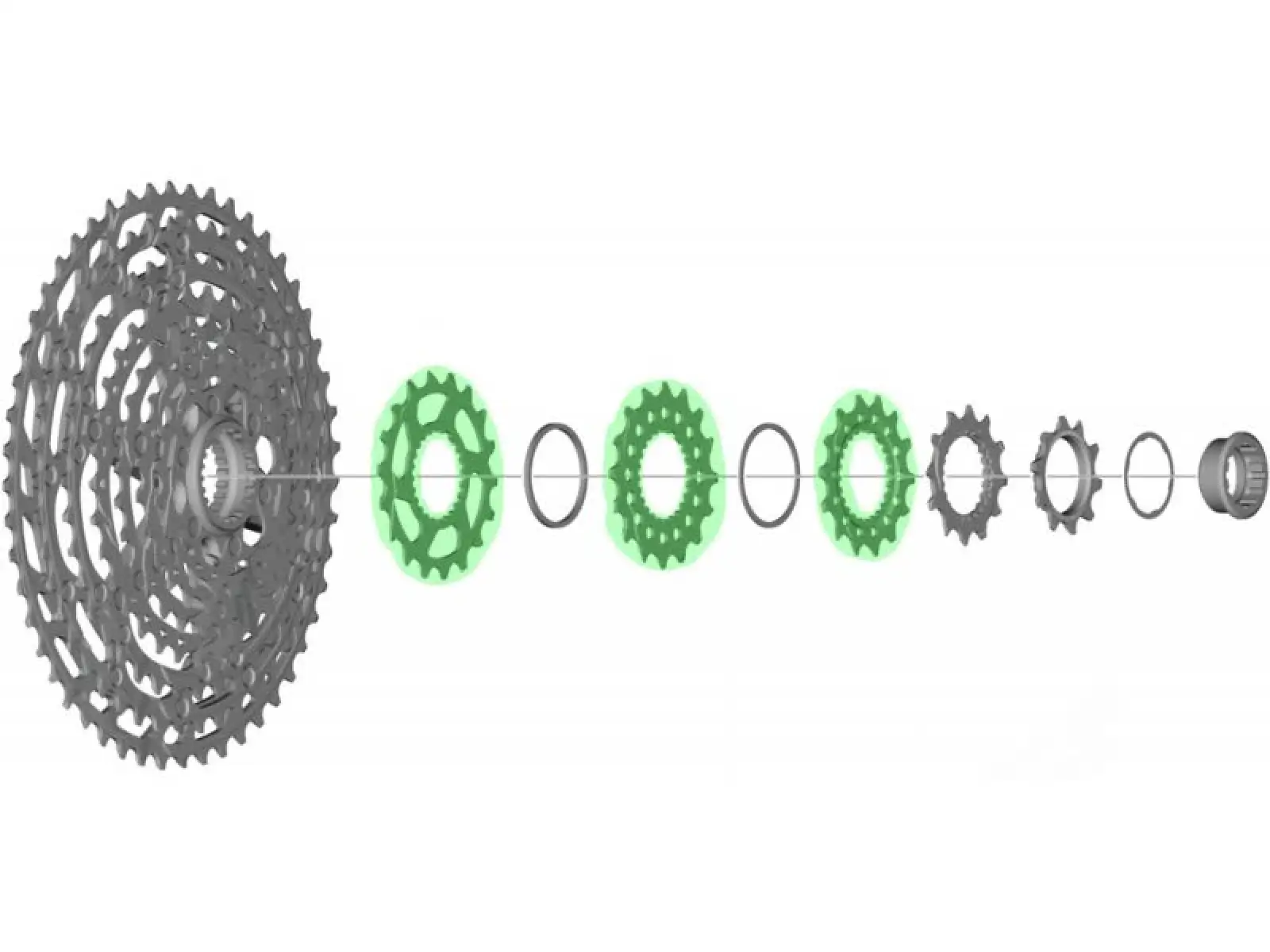 Shimano CS-M8100/M7100 Ritzel 18 Zähne