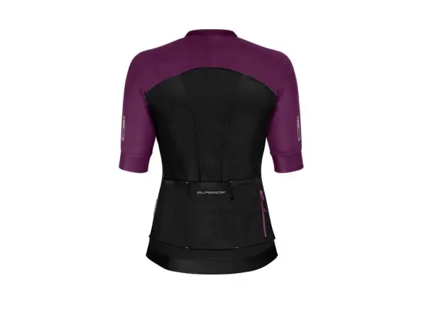 Superior Race Damen Kurzarmtrikot carmen violett