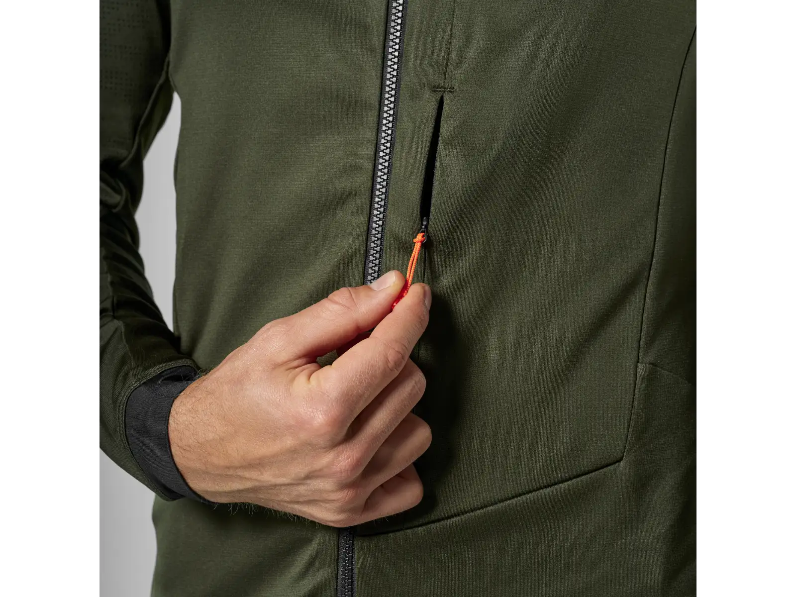 Salewa Sella Crevasse Herren-Fleece Dark Olive