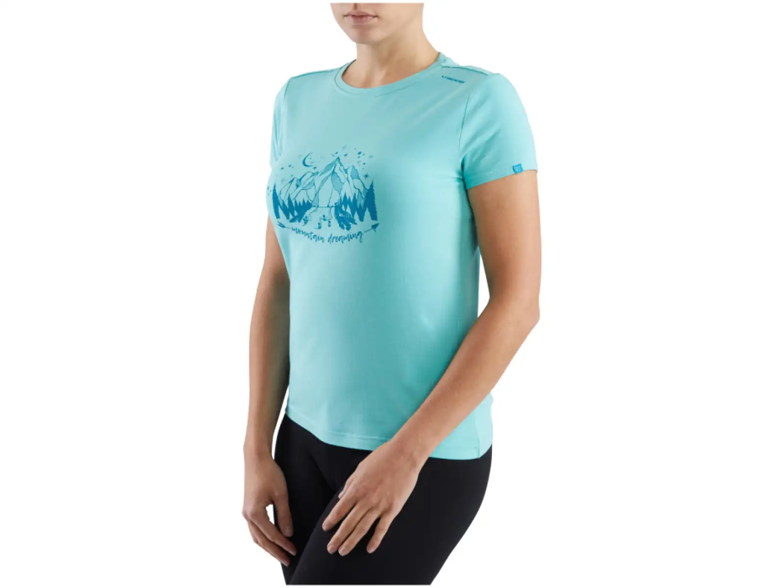 Viking Lako Damen T-Shirt Kurzarm Blau