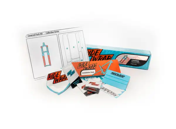 RideWrap Set Schutzfolien für Federgabel 60 % Abdeckung