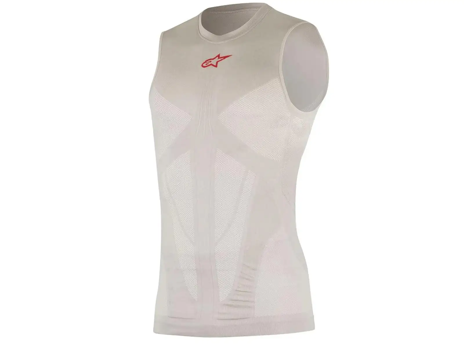 Alpinestars Tech Tank Summer Ärmelloses Shirt Silber/Rot