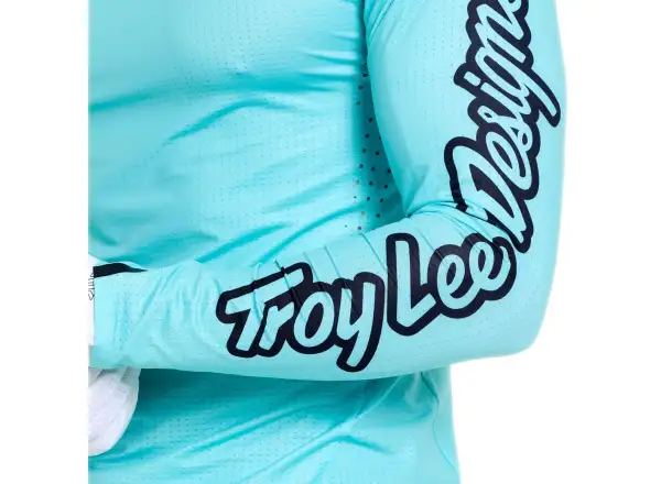 Troy Lee Designs Sprint Ultra Herren Trikot Langarm Mono Real Teal