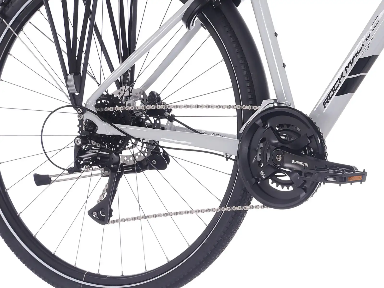 Rock Machine Rokk 40 Trekking Fahrrad Gloss Limerock Grey