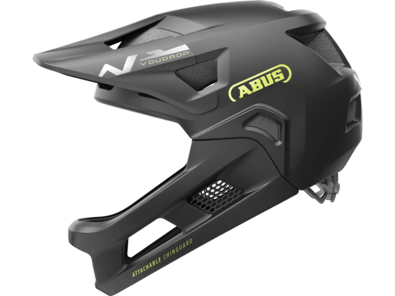 ABUS YouDrop FF Kinderhelm Velvet Black