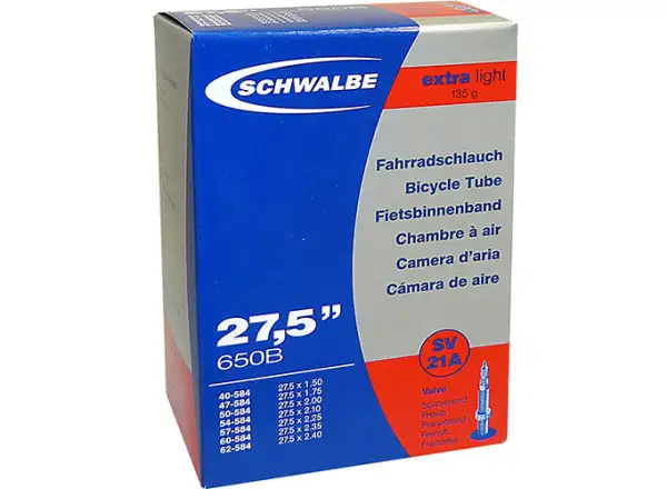 Schwalbe Extra Light 27,5x1,50-2,40" MTB Schlauch (Nr.21A)