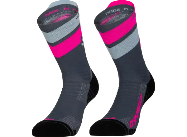 Dynafit Ultra Crew Laufsocken Cinder/Pink Glo