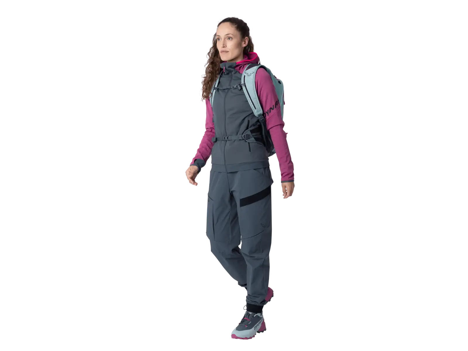 Dynafit Transalpe 22 Damenrucksack Cloud Blue/Cinder