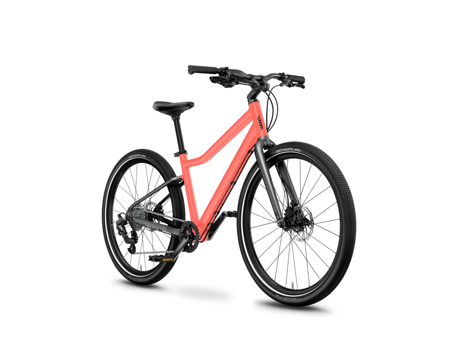 Woom 5 Explore Kinderfahrrad 24" Neon Coral