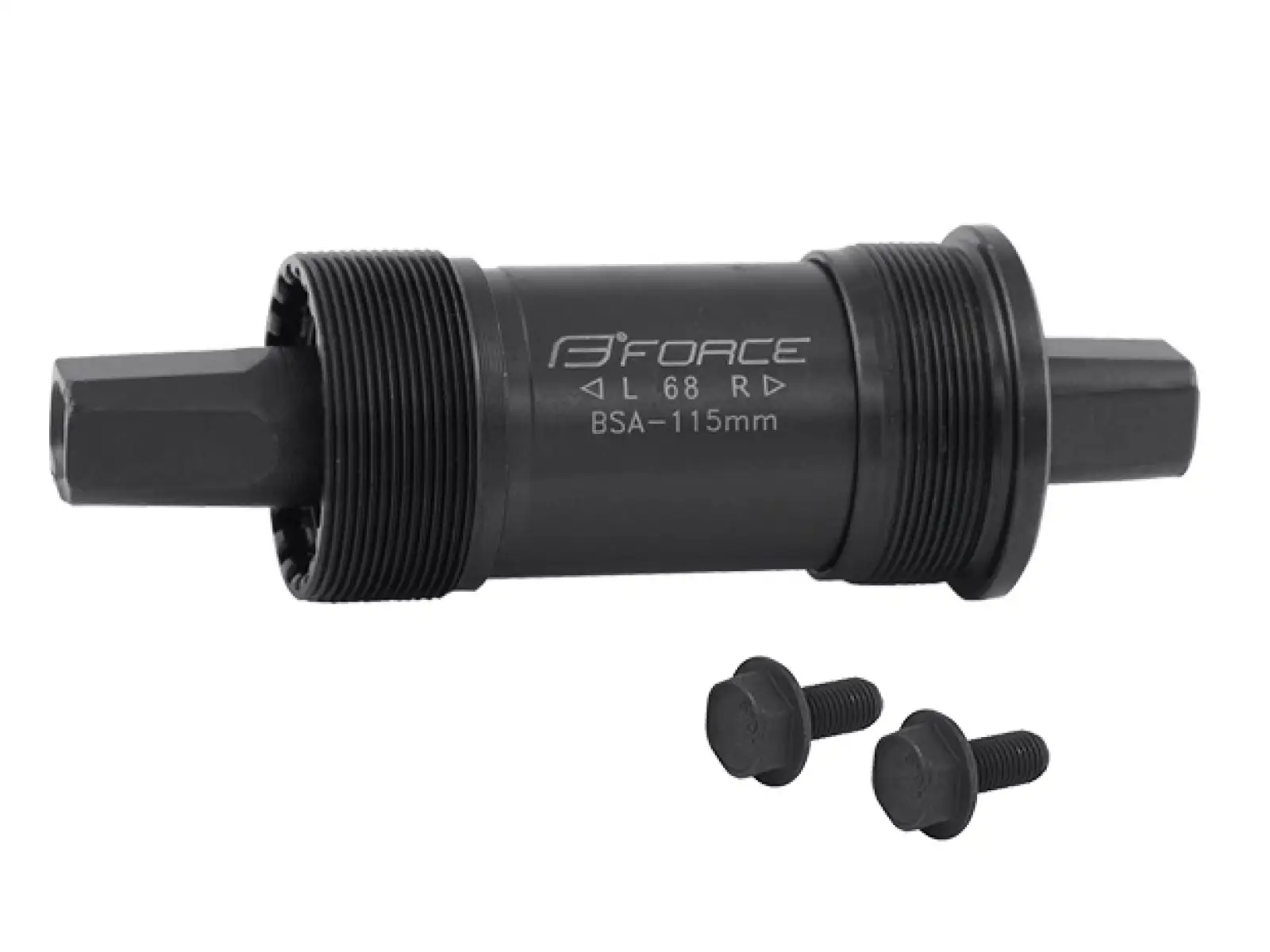 Die Force BSA 68 mm eingeschlossene Vierkantachse in Schwarz.
