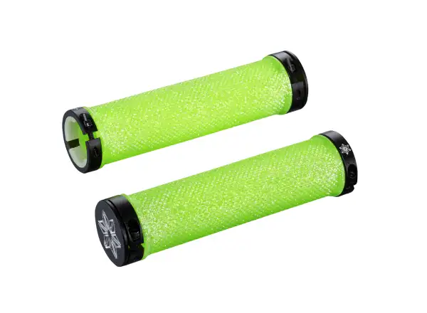 Supacaz Diamond Kush Griffe Neon Grün/Schwarz DH Star Ringz