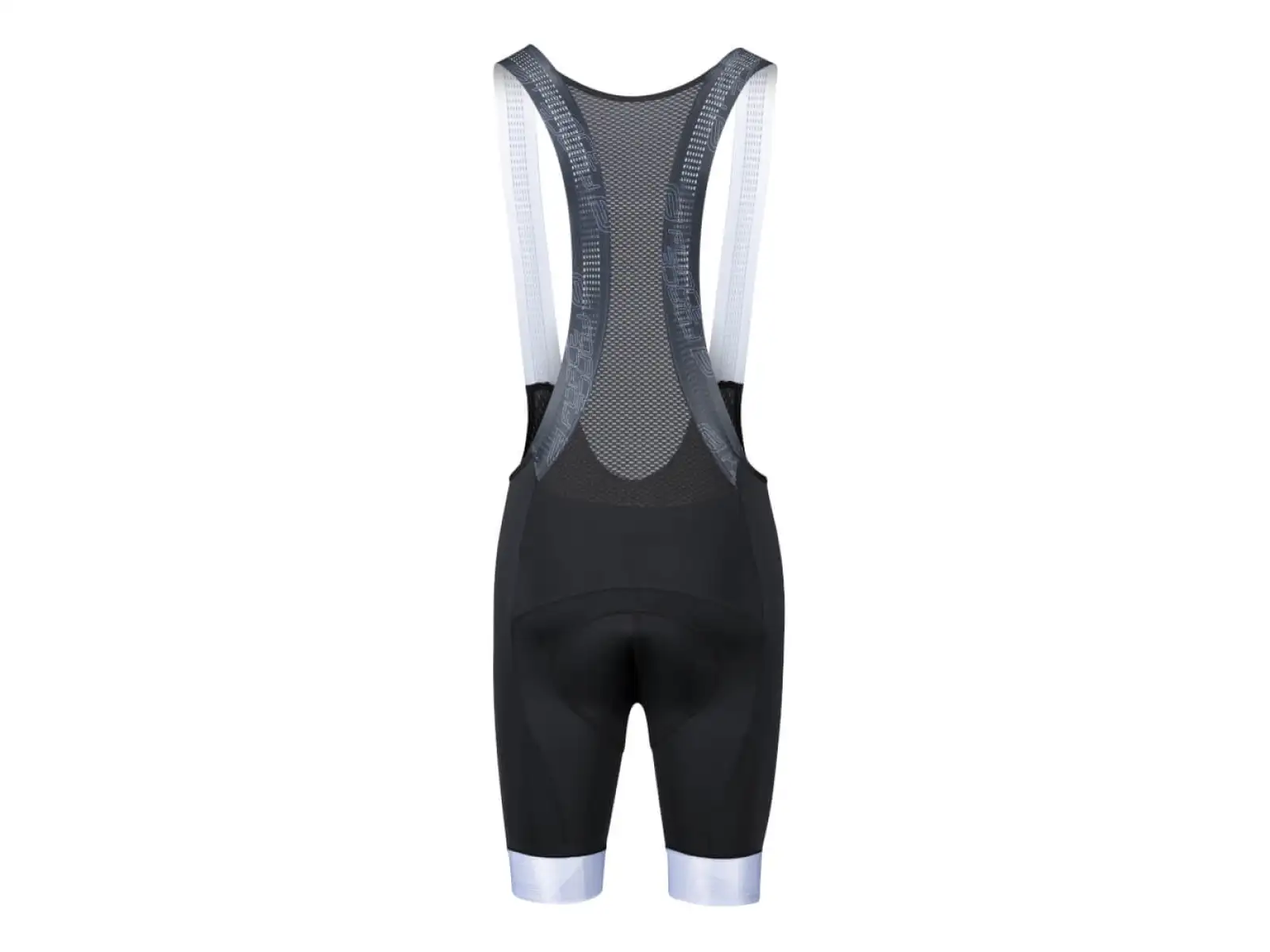 Force Stripe Herrenshorts mit Latz und Polsterung in Schwarz/Weiß