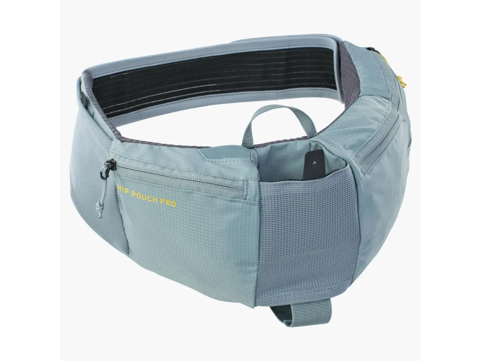 Evoc Hip Pouch Pro Gürteltasche 1 l Steel + Flasche 0,55 l