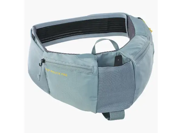Evoc Hip Pouch Pro Gürteltasche 1 l Steel + Flasche 0,55 l