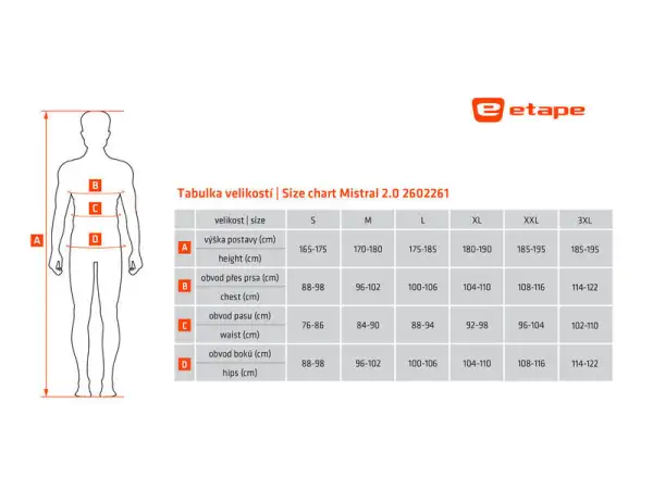 Etape Weste MISTRAL 2.0 gelb fluo