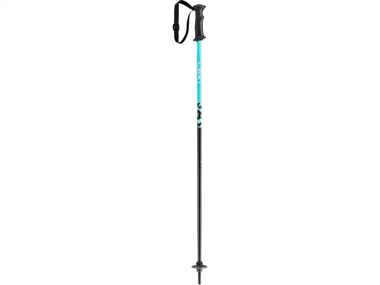 Leki Rider Kinder-Skistöcke für die Abfahrt darkblue-light turquoise-white