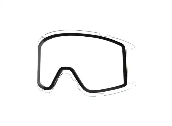 Smith Squad S Skibrille White Vapor / ChromaPop Sun Platinum Mirror + Clear