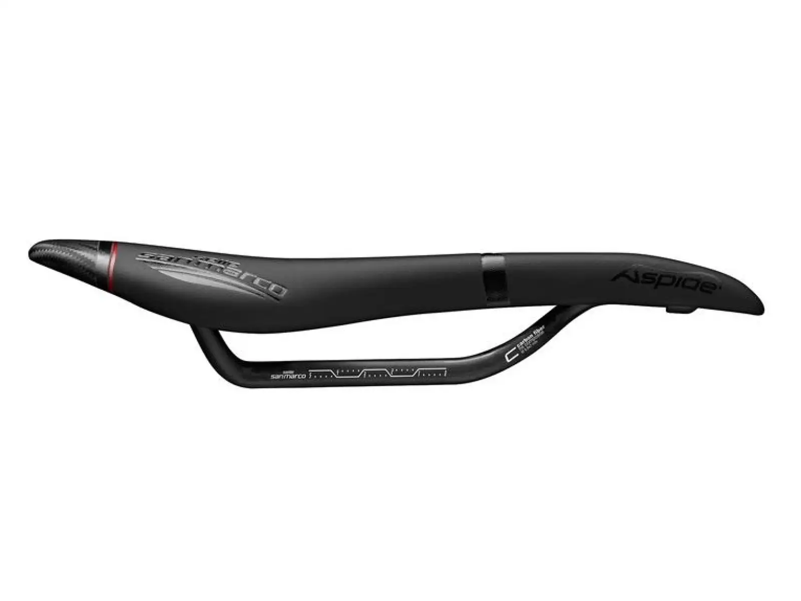 Selle San Marco Aspide Open-Fit Carbon FX Narrow Sattel (Schwarz/Schwarz) 2020