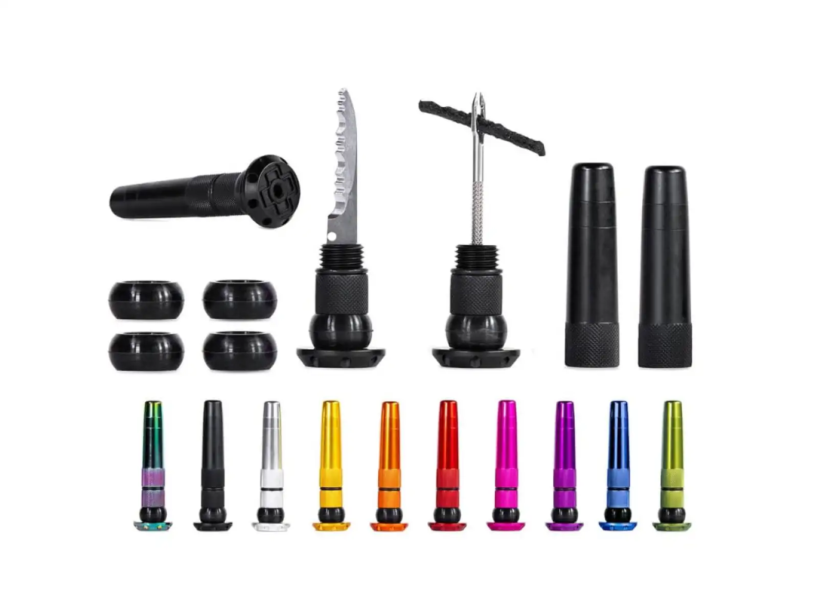 Muc-Off Stealth Tubeless Puncture Plug Reparaturset für Lenker