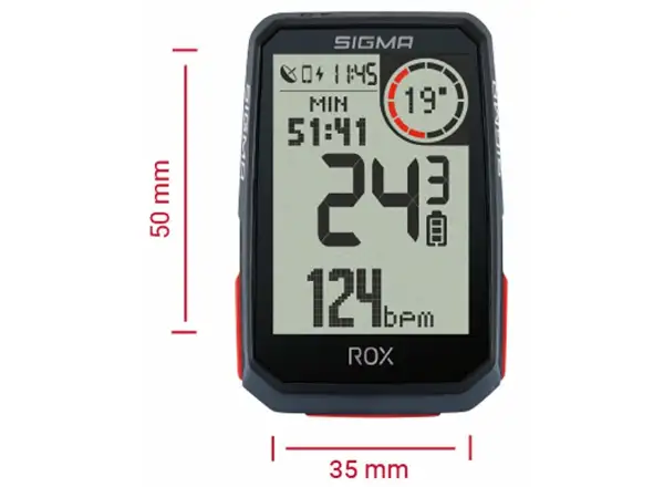 Sigma ROX 4.0 GPS Computer SET mit Sensoren Schwarz