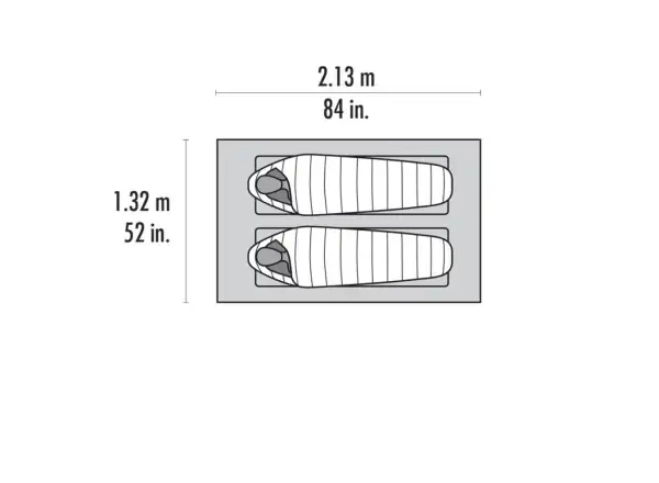 MSR Thru-hiker Mesh 2 Zweipersonen-Meshzelt