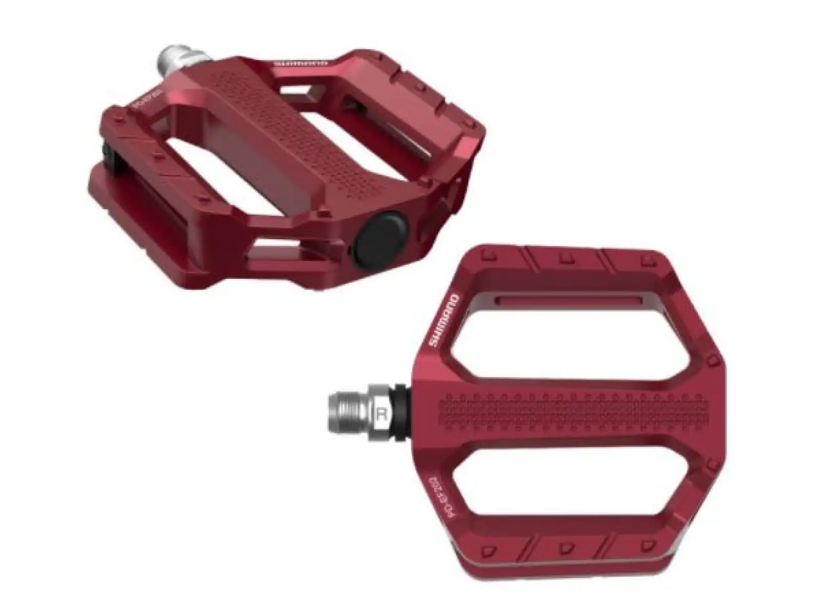 Shimano PD-EF202 Flat Plattformpedale Rot