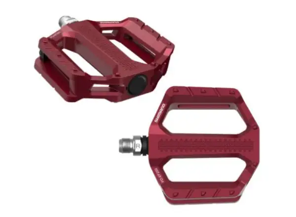 Shimano PD-EF202 Flat Plattformpedale Rot