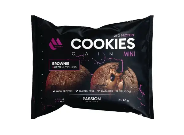 Passion MPower Cookie Gain Mini 2x40g Brownie Haselnussfüllung