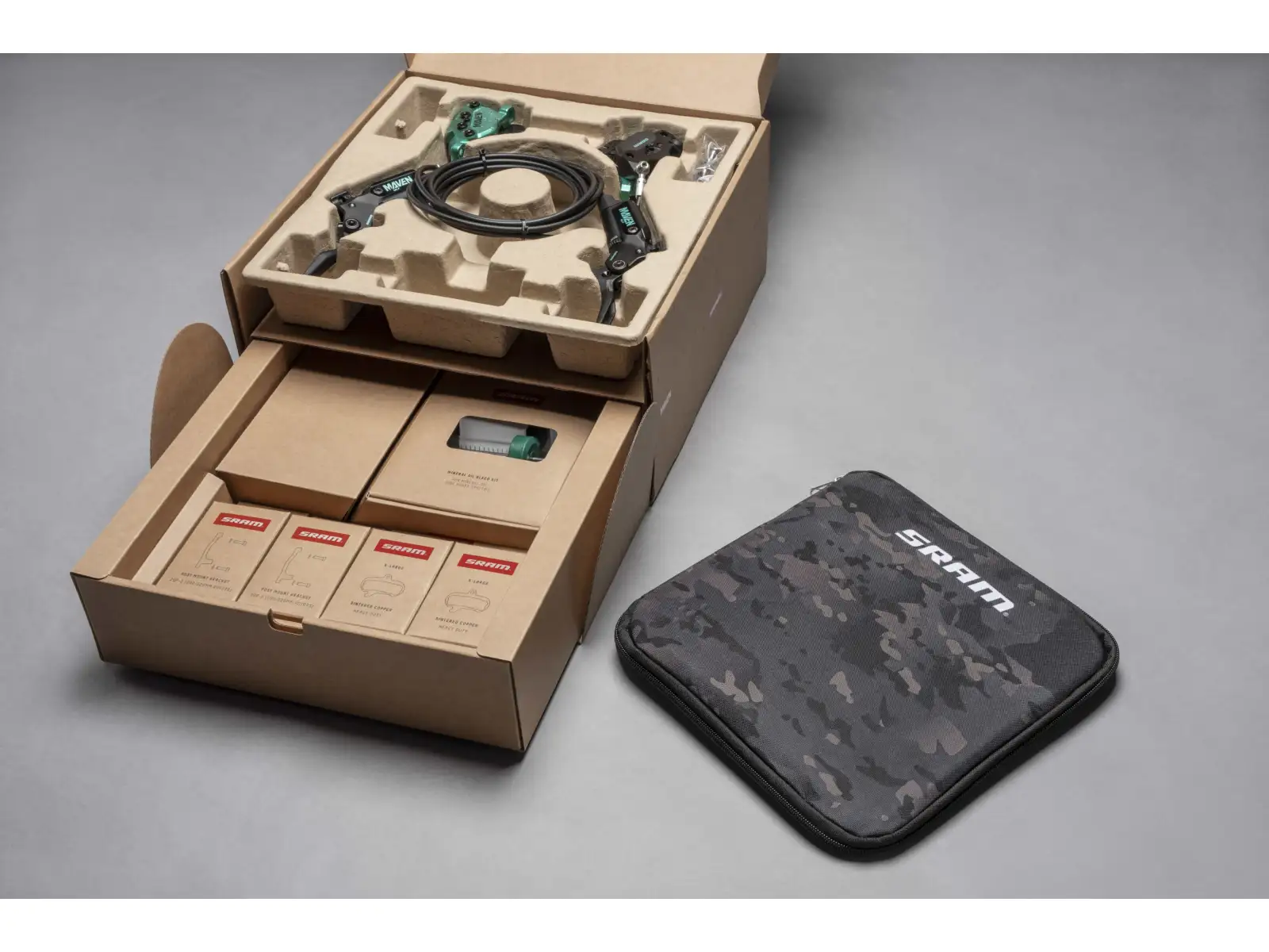 Sram Maven Ultimate Stealth Teal Splatter Expert Kit Scheibenbremsensatz