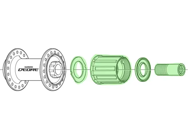 Shimano Freilaufkörper Deore FH-M590.