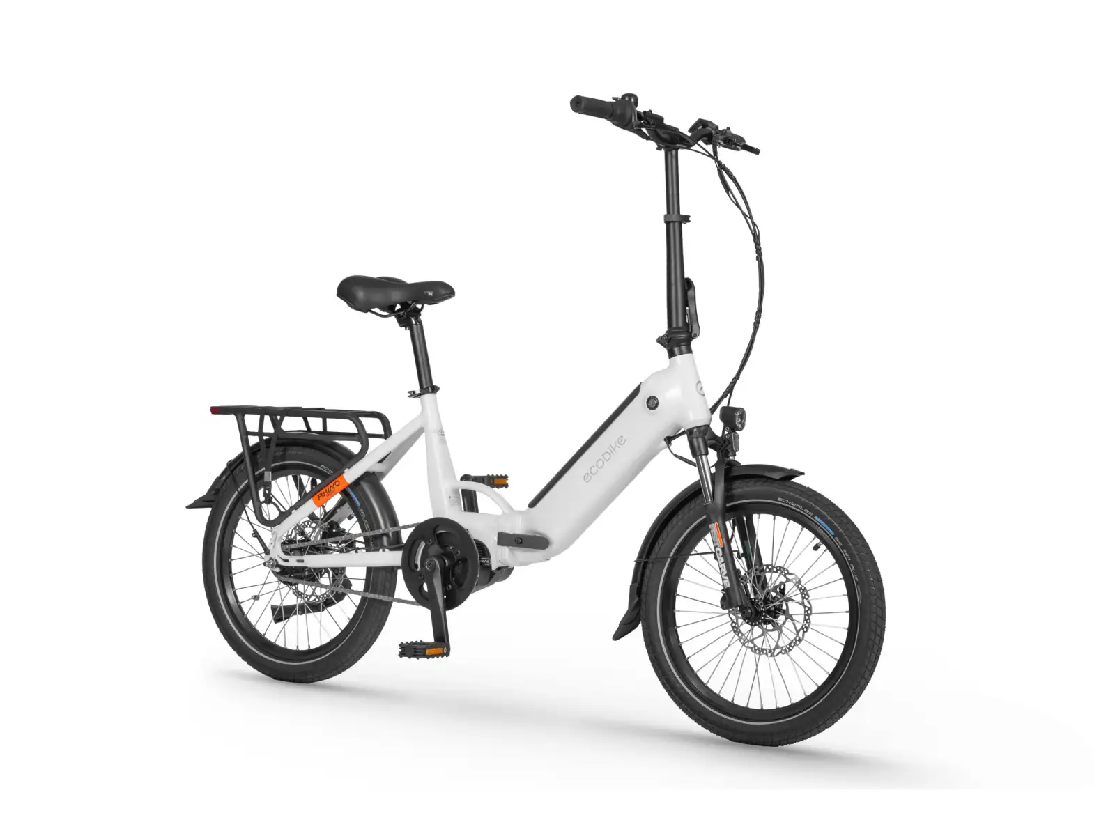 Ecobike Rhino Cruise 630 Wh Arctic weiß faltbares Elektrofahrrad