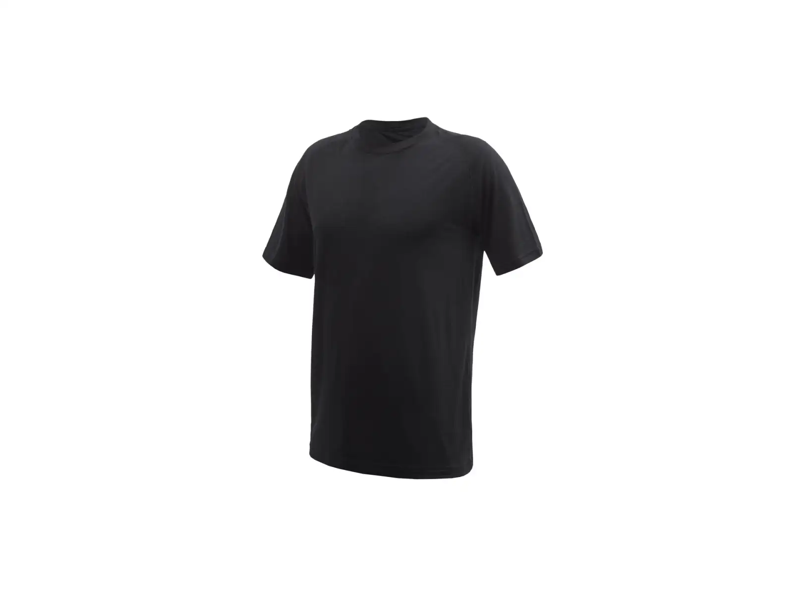 Sensor Merino Active No Logo Herren T-Shirt Kurzarm Schwarz