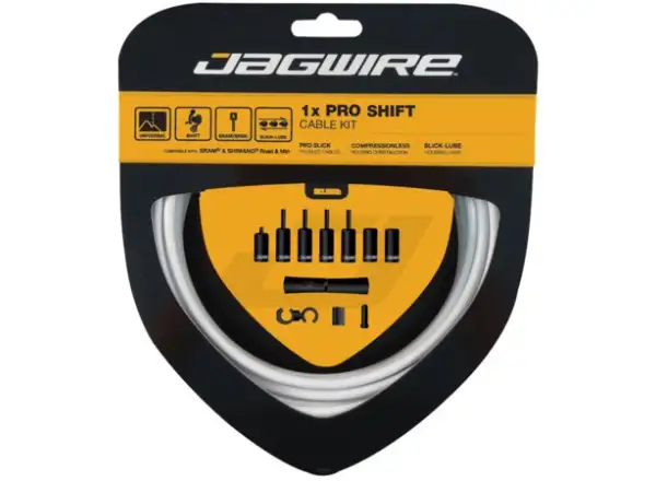 Jagwire PCK553 1x Pro Schaltset, weiß