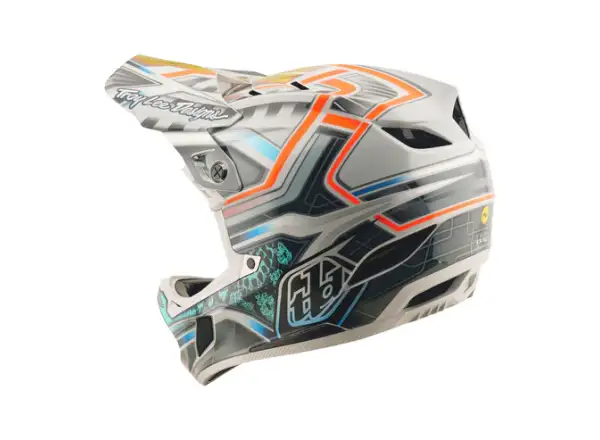 Troy Lee Designs D4 Composite Helm Lowrider Gray