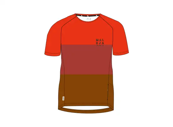 Maloja BarettiM. Multi Herren-T-Shirt Kurzarm Amber Multi