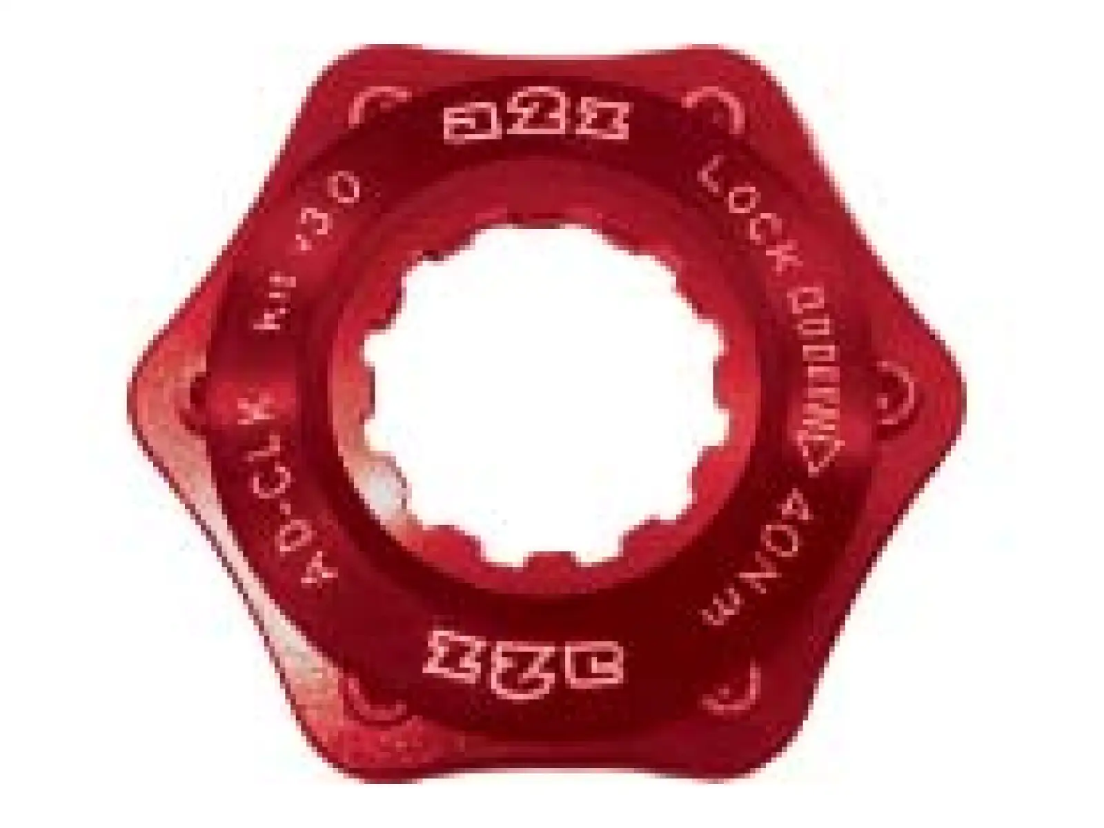 A2Z CLK Centerlock Adapter 6-Loch Rot