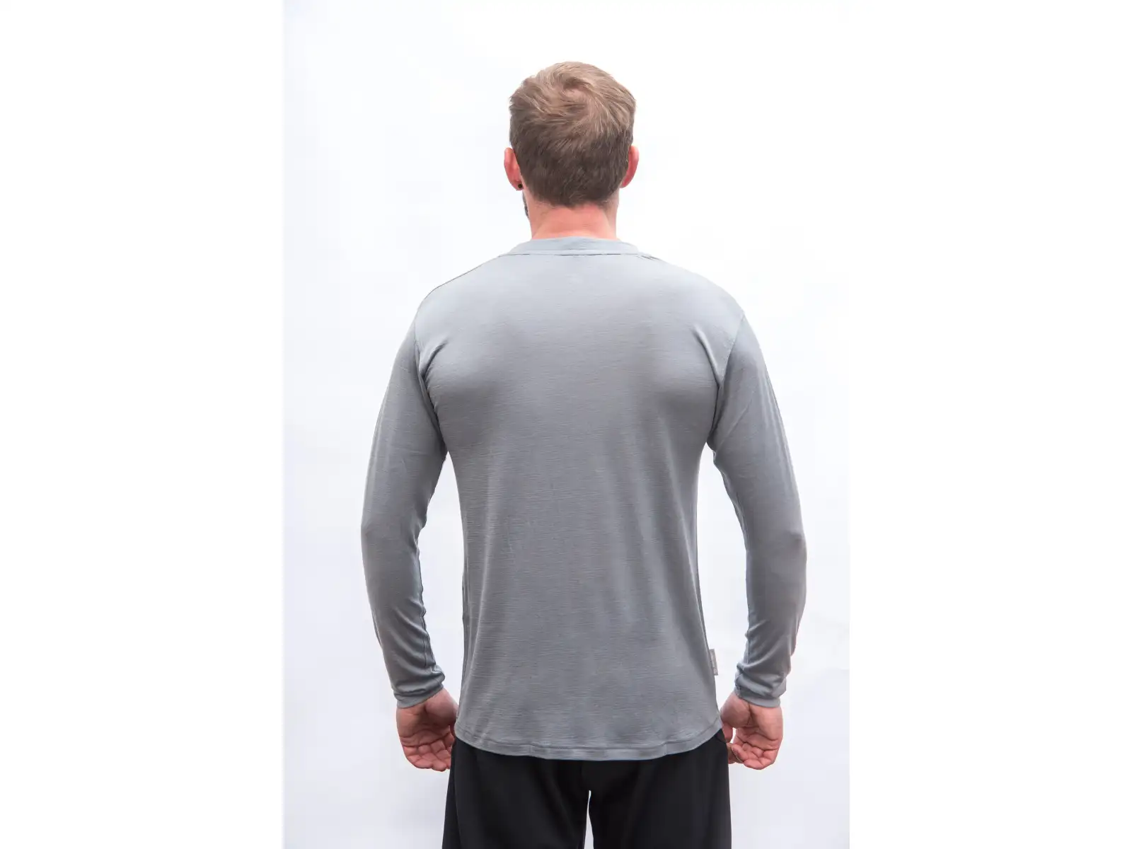 Sensor Merino Active Van Life Herren T-Shirt langarm grau