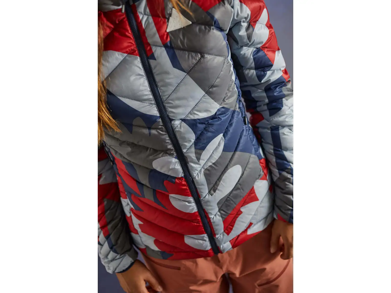 Maloja RehM. Damenjacke Midnight Pastel Leaves