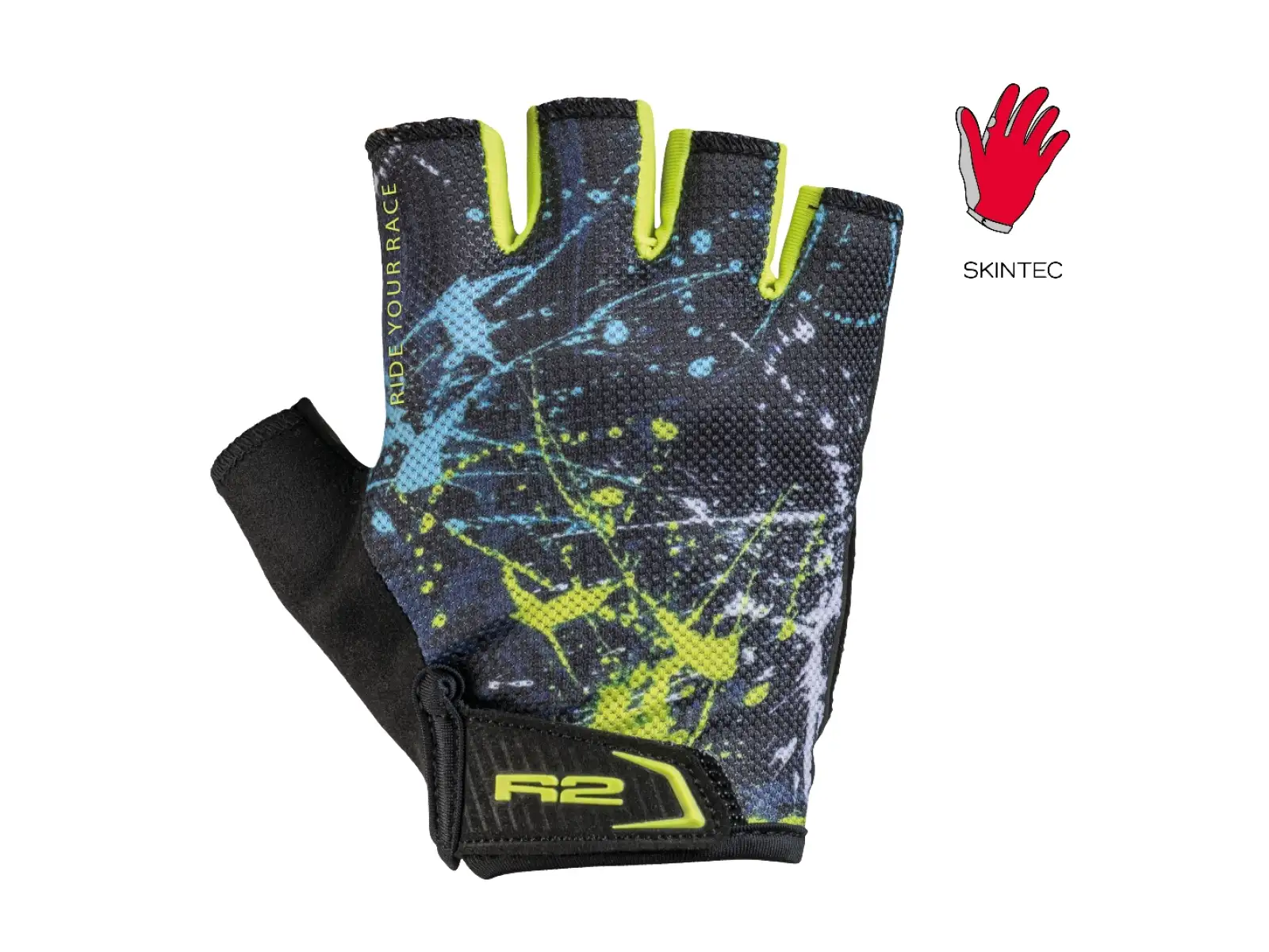 R2 Mistral Kinder-Fahrradhandschuhe gelb