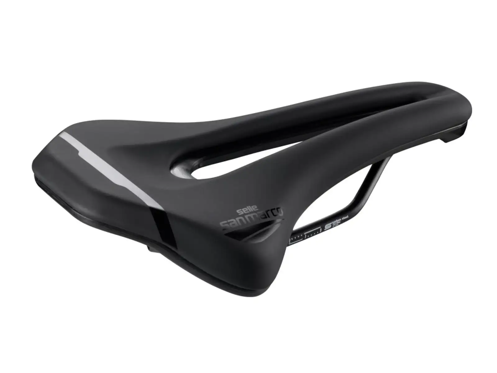 Selle San Marco GrouND Sport Wide Sattel Schwarz