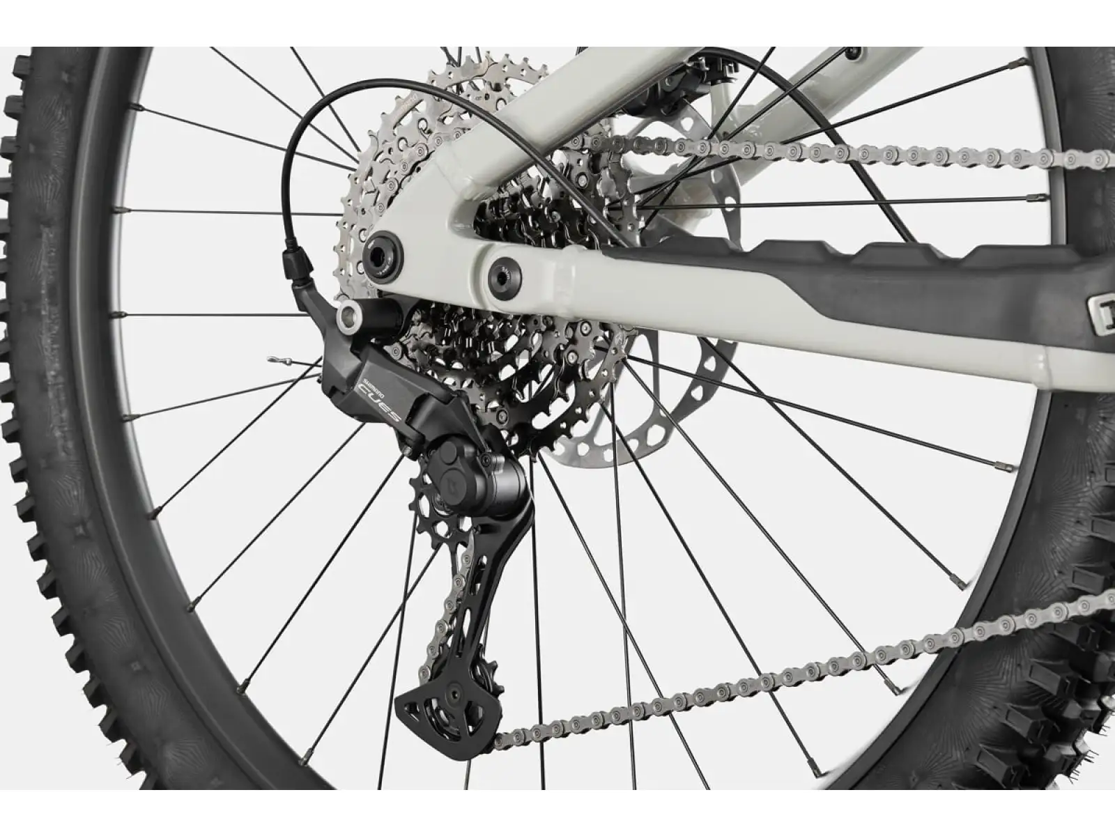 Cannondale Moterra 3 Fully E-Bike - Chalk