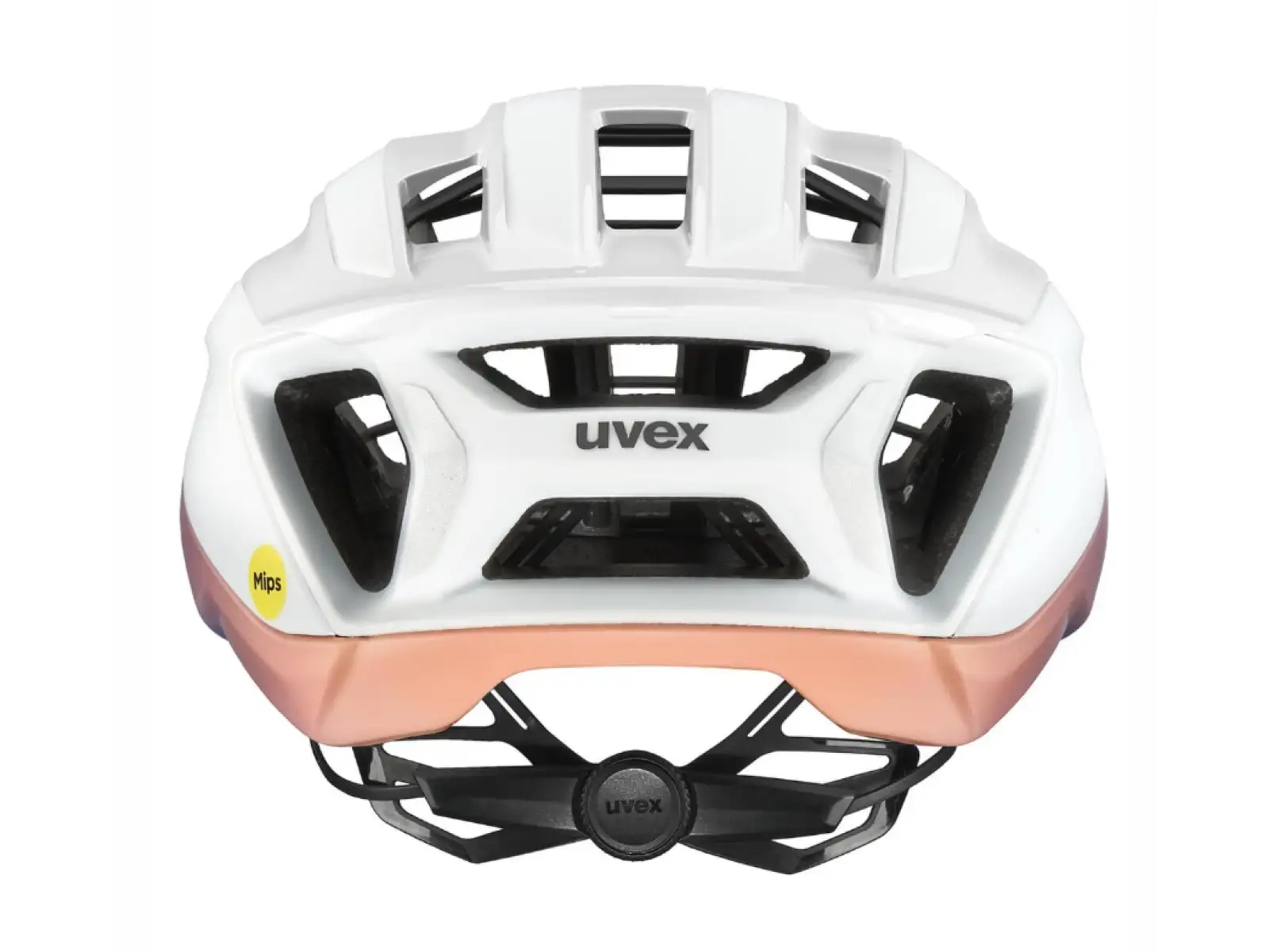 Uvex Surge Aero MIPS Rennradhelm White/Lila Apricot Matt