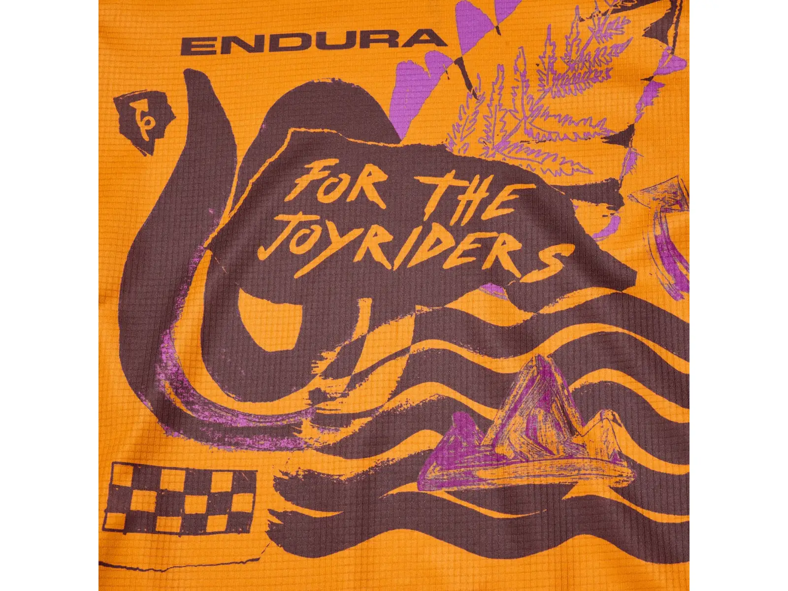 Endura SingleTrack Core Kindertrikot kurzer Ärmel Orange